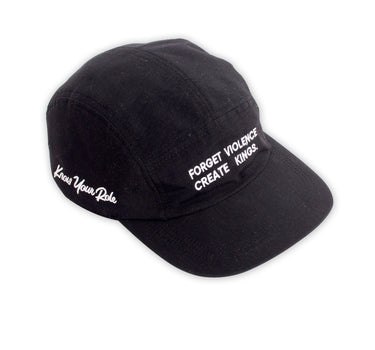 Forget Violence Create Kings Phrase Out 5 Panel Cap