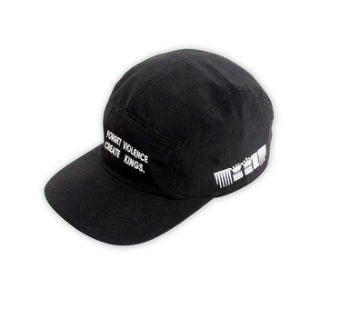 Forget Violence Create Kings Phrase Out 5 Panel Cap